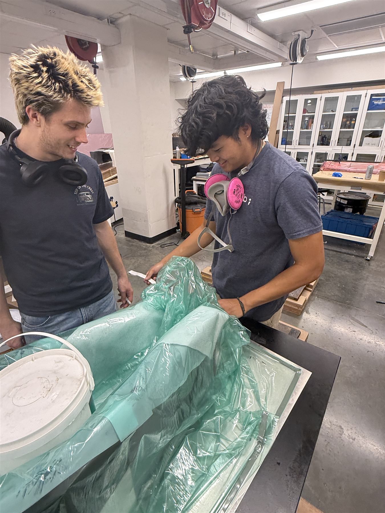 Vacuum-bag preparation for resin infusion